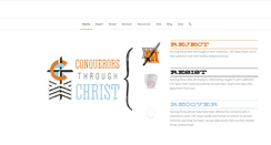 Desktop Screenshot of conquerorsthroughchrist.net