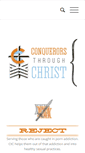Mobile Screenshot of conquerorsthroughchrist.net